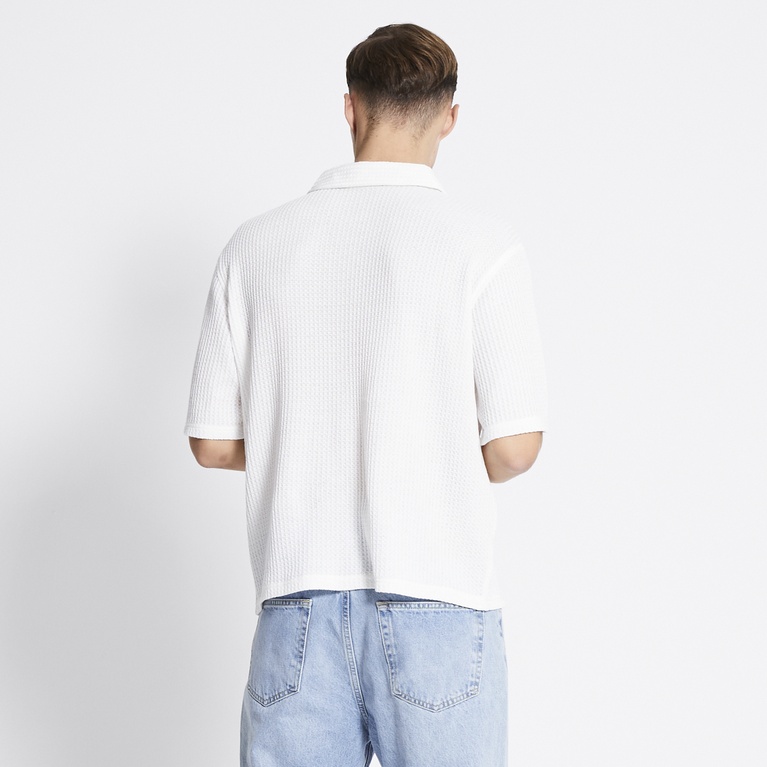 Kortärmad skjorta "Smith waffle"